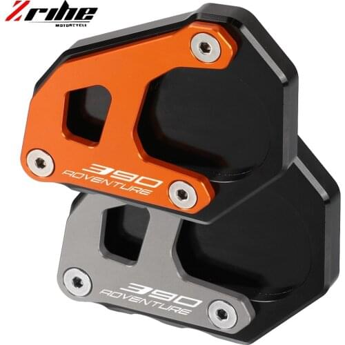 FOR 390 ADV Adventure 2020 2021 Motorcycle CNC Side Stand Enlarge Extension Kickstand 390 Adventure Accessories Motorbike