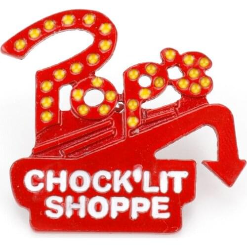 Brooch Pins TV Series Enamel Brooches Riverdale Pops Chock'lit Shoppe Lapel Pin Gift for Women Men Button Clothes Bag Badges