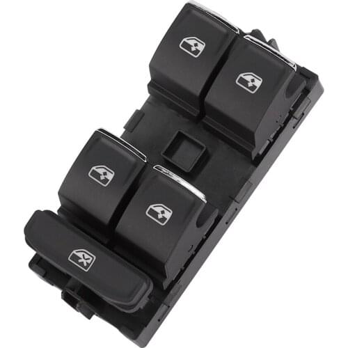 Car Front Left Window Master Control Switch Button Lifter Replacement Accessories 5G0959857C for GOLF Passat Window Switch