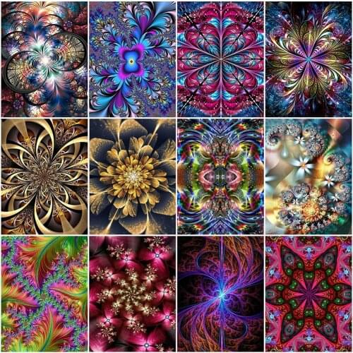 HUACAN Full Square Diamond Painting Mandala 5D DIY Diamond Embroidery Flower New Arrival Home Decor Rhinestone Kit Home Decor