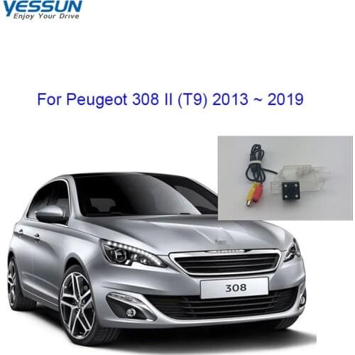 Yessun Rear view Camera For Peugeot 308 II (T9) 2013 2014 2015 2016 2017 2018 2019 CCD camera/car license plate camera