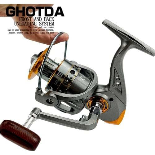 GHOTDA High Quality Alloy Spool 13 BB Fishing Reel 10 KG Max Drag Fishing Feeder Spinning Reel For Carp Fishing
