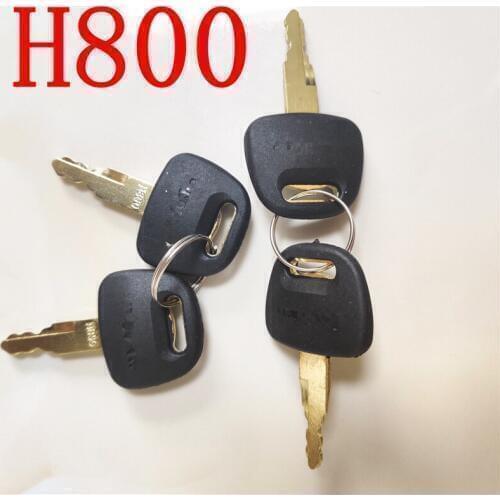 4pcs for Hitachi H800 ZAX Excavator Accessories Key Durable Newest Heavy Equipment Grab Lgnition Key