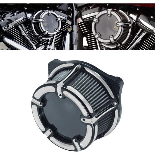 Clear Air Cleaner Filter Kit Contrast for Harley XL Sportster 883 1200 Softail Dyna Touring Big-Twin Twin Cam FLT FLST FXDLS M8