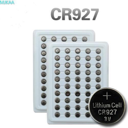 100pcs/lot CR927 3V Button Cell Battery DL927 BR927 ECR927 5011LC Lithium Lamps Hand Fidget Spinner Batteries New