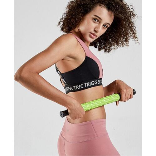 Yoga Massage Roller Stick Leg Back Relaxation Foam Roller Muscle Therapy Block Fitness equipment Training Device