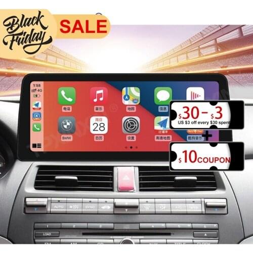 Android10 6G+128G for Honda Accord 8 2006-2012 Carplay GPS Navigationssystem IPS Bildschirm Multimedia Video Stereo Player Radio