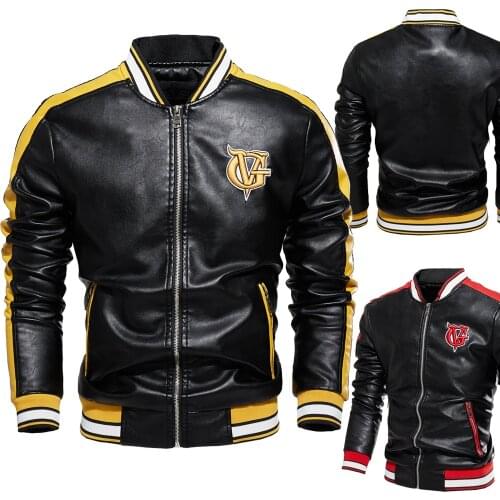 Mens Autumn and Winter Men Fashion Coat Leather Jacket Motorcycle Style Male Business Casual Jackets for Men Warm Overcoat