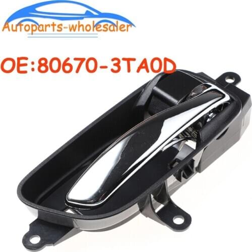 New Car For Nissan Altima Pathfinder Titan Front Door Inner Handle Rear Door Inner Handle 80671-3TA0D 80670-3TA0D