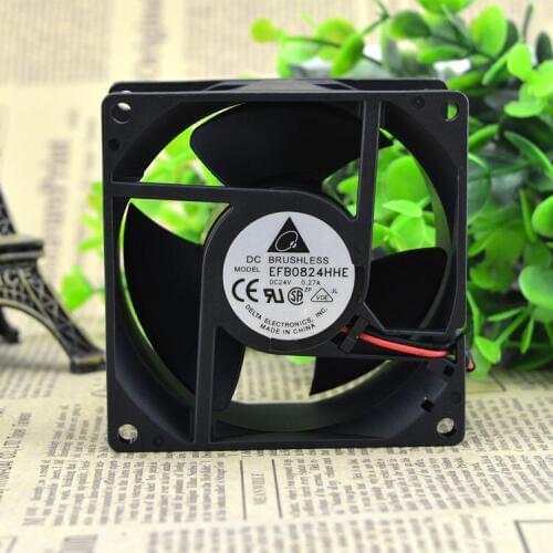 New original 8 cm three-leaf frequency conversion fan EFB0824HHE 24V 0.27A