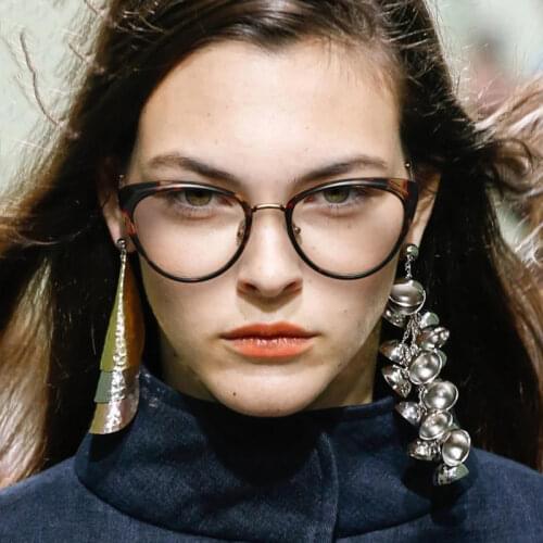 Womens Blue Light Blocking Glasses Clear Lens Cat Eye Computer Glasses Black Optical Eyewear Frames Myopia Nerd Glasses Frame