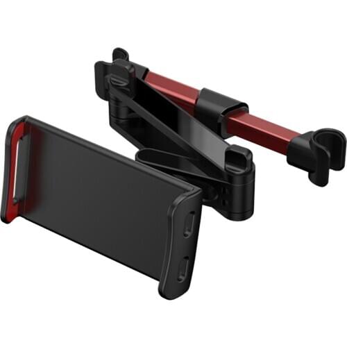 Adjustable Telescopic Bracket Car Back Seat Mount Holder Tablet Stand Red
