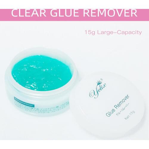 Yelix Lash Glue Remover Professional False Eyelash Glue Remover Non-irritating Adhesive Gel Remover Make Up Remover Cream