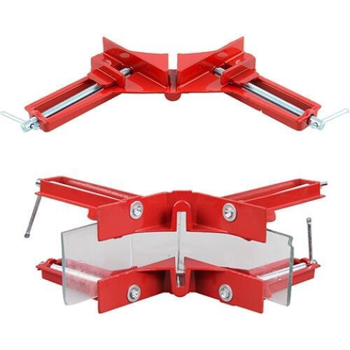 90 Degree Right Angle Clip DIY Picture Corner Clamp Woodworking Aluminum Kit