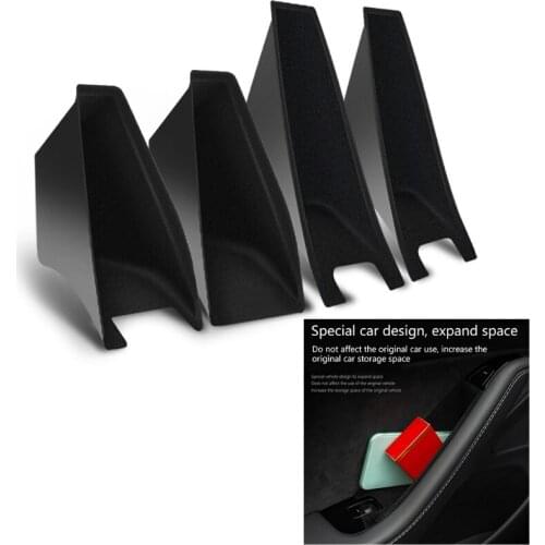 Door Handle Storage Box Center Console Organizer Tray Compatible with Car Model 3/Y for Glasses Smartphones Wallet Key