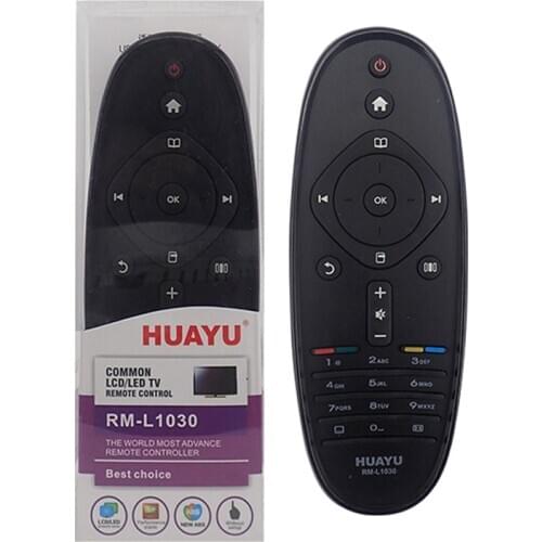 Replacement TV Remote Control RM-L1030 Smart Remote Control Compatible for Philips LCD/LED/HD/3D TVs