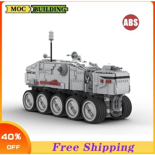 Star Movie Series Large Republic clone turbo tank Star Plan MOC building block Imperial transport vehicle Bricks toys Kid Gift