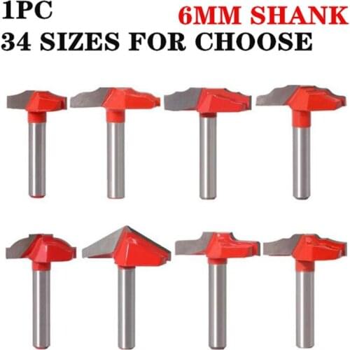 1pc 6mm Shank Classical Door & Window Cabinet Bits Engraving Milling Cutter Woodworking Door Frame Router Bits