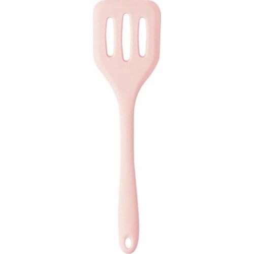 1PC Silicone Turner Soup Spoon Spatula Brush Scraper Server Cooking Egg Beater Kitchen Kitchenware Tools Pasta L2R9