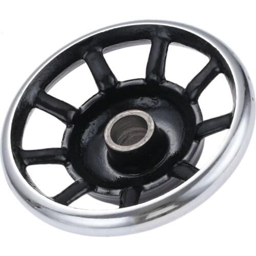 1Pc 14cm Metal Sewing Machine Spoke Hand Wheel Replacement for Old Fashioned Pedal Household Sewing Machine Parts,Fit 20mm Shaft