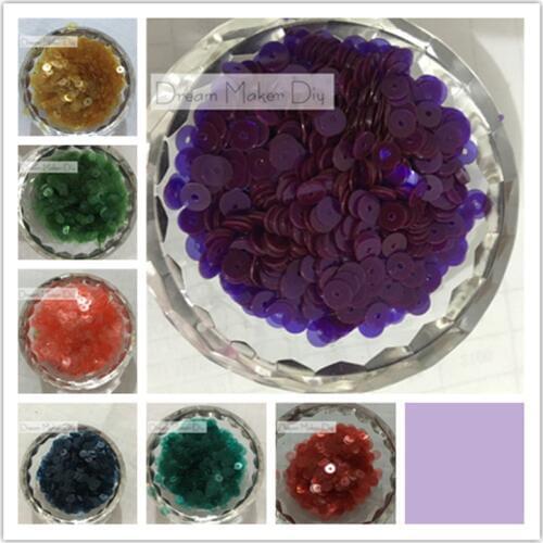 3000pcs/lot(50g) 5mm Transparent loose sequins beautiful crafts for sewing/webbing Diy accessory kids Scrapbook DIY Confetti