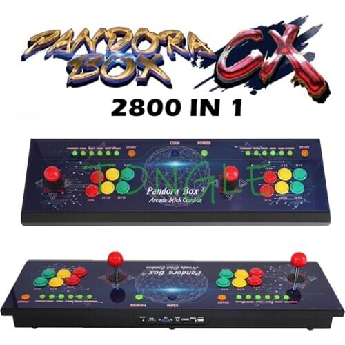Arcade Console Machine Pandora Box CX 2800 in 1 Can Save Game Have 3D Tekken Mortal Kombat Usb Connect 3P 4P Gamepad