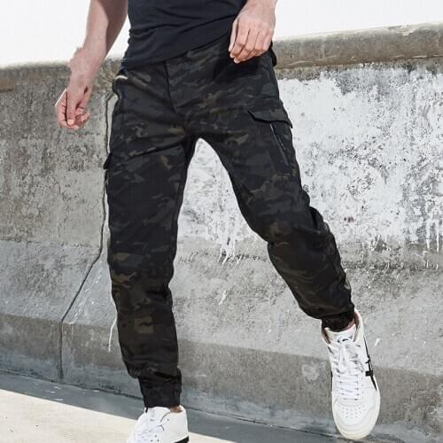 Waterproof Camouflage Tactical Pants War Game Cargo Pants Mens Pants Long Trousers Army Military Active Ankle Length Pants