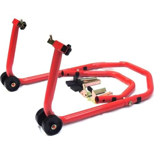 One-Piece Motorcycle Bracket Swing Arm Paddock Spool Hook Front and Rear Wheel Lifting Bracket Parking Frame