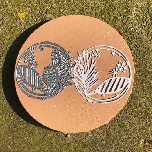 CH 2021 New Arrival Leaves Metal Cutting Dies 3D DIY Scrapbooking Carbon Sharp Craft Die Photo Invitation Cards Decoration