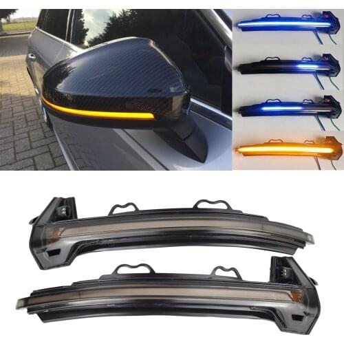For Audi A4 B9 A5 S5 RS5 Sportback Coupe Cabrio 2017 2018 2019 2pcs Dynamic LED Turn Signal Light Mirror Indicator Blinker