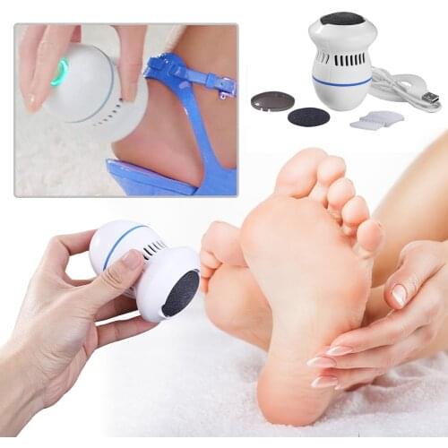 Electric Foot File Vacuum Callus Remover USB Rechargeable Feet Files Electric Foot Callus Remover Dead Skin Removal Foot Care