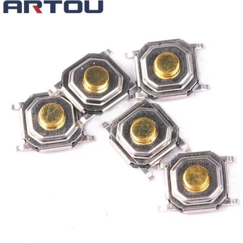 100PCS Tact Switch 4*4*1.7mm 4x4x1.7MM PUSH Button SMT SPST-NO
