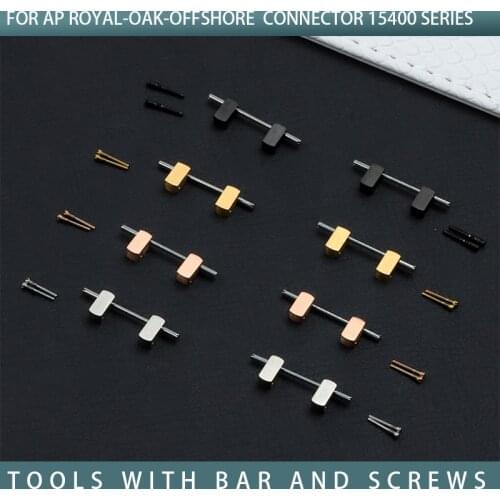 End link Kit for AP royal-oak-offshore diver watch Connector watch case Bracelet Strap belt for 15400 15500 26331 15202