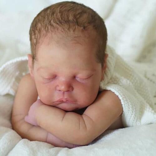 19inches Reborn Baby Doll Realistic Cecily Fresh Color Soft Touch Unpainted DIY Doll Parts Bonecas Reborn