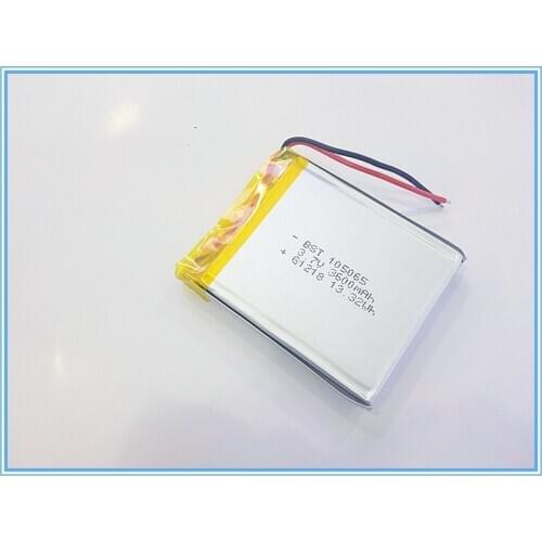 Liter energy battery 3.7 V rechareable batteries PS naviator MP4 battery cell 105065 battery