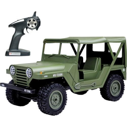 RC Car 4WD 1:14 2.4GHz Crawler RC Four-wheel Drive BUggy Climbing Car With Head Light Trucks High Speed Remote Control Car toys