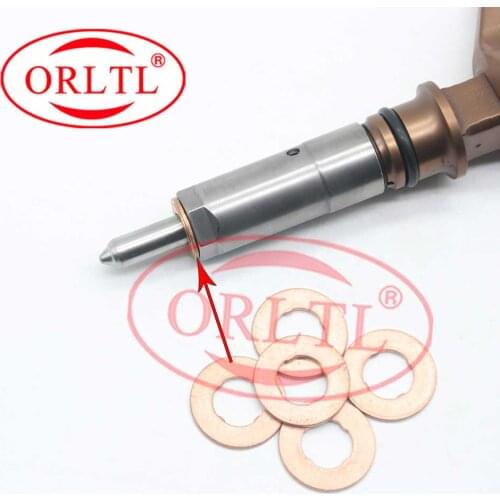 320D Injector Copper Shim Clip Washer 5pcs Nozzle Copper Washer Gasket for Caterpillar Common Rail Injector 326-4700