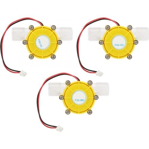 DC5V 12V 80V F50 Micro-hydro Generator DC Water Pump Hydroelectric Power Energy Generators mini water generator