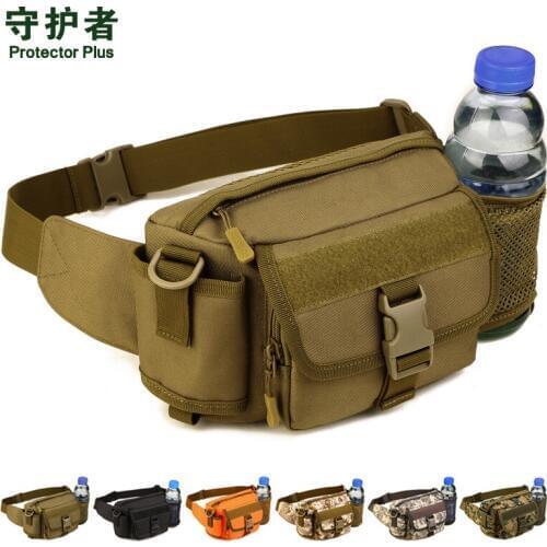Multifunction pockets riding sports bottle tourism mountaineering tactics messenger bags pockets leisure package p A3168