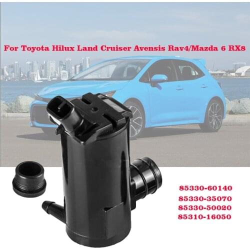 Windshield Washer pump For Toyota Avensis Rav4 Land Cruiser Hilux Alphard Previa Noah Voxy 85330-60140, 85330-35070, 85330-50020