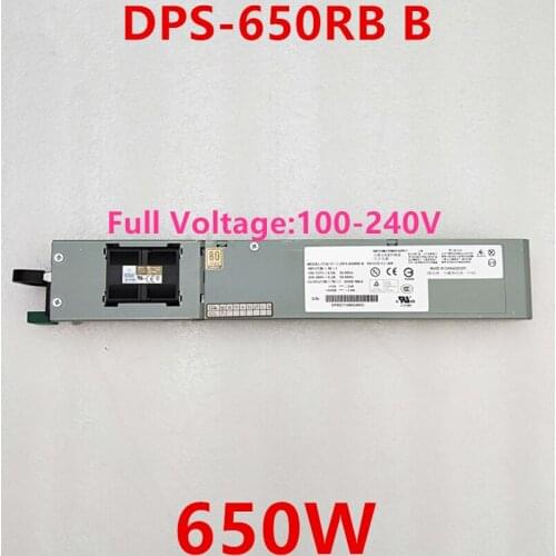 New Original PSU For Delta 80plus Gold 650W Switching Power Supply DPS-650RB B