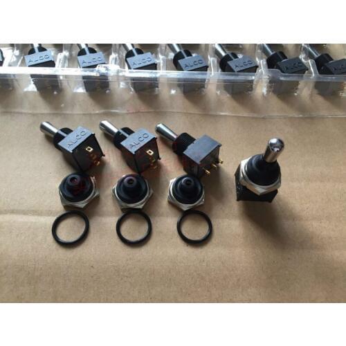 Original new 100% self reset switch button switch 12MM open hole gold plated foot 3pin left right reset