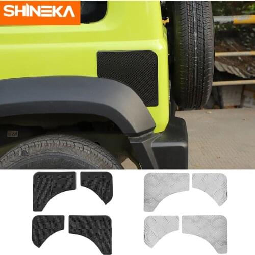SHINEKA Exterior Sticker For Suzuki Jimny Car Front and Rear Leaf Protection Panel Fender Cover Stickers For Suzuki Jimny 2019
