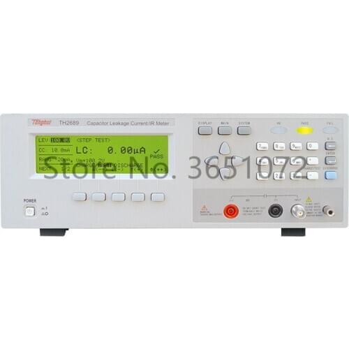 TH2689 Capacitor Leakage Current /IR Meter Test Parameter LC, IR, Tr, Vt