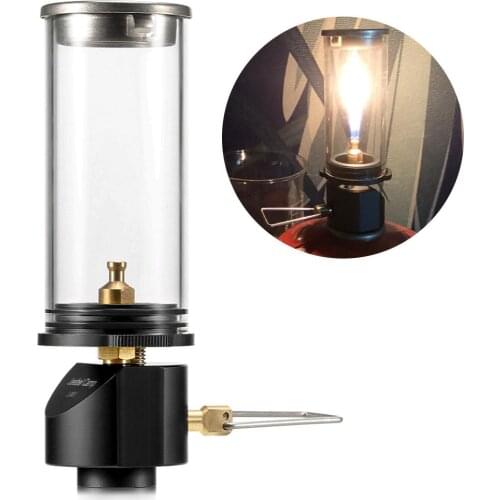 Outdoor Camping Equipment Gas Lantern Ultralight Portable Gas Lamp Tourist the Tent Night Lights Camping Lamp Hiking Emergencies