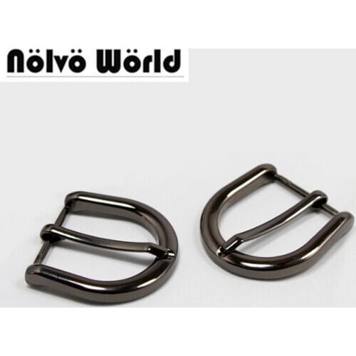 Inside width 30mm semi-circular gunmetal pin turnbuckle for bags handbags shoes straps sewing,women fashion belt buckles parts