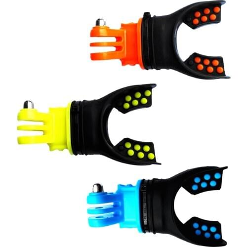 Water Sports Surfing Shoot Mouth Mount Holder Skating Kayaking Accessories for GoPro Hero 5 4/3+/3/2/1 Sports Camera SJ Cam