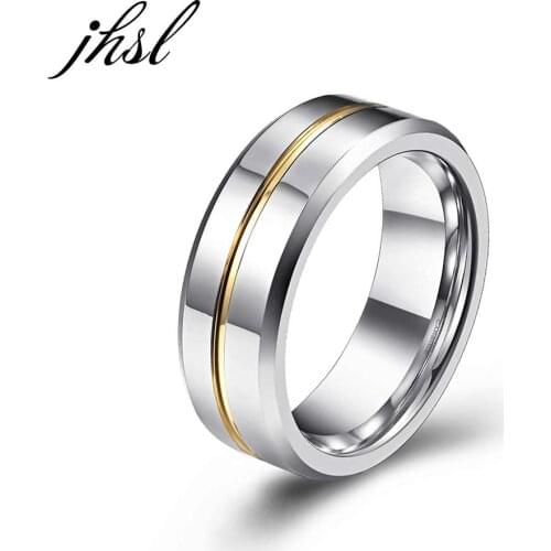 Tungsten Rings for Men Man Male Silver Color Good Quality Fashion Jewelry Christmas Gift Dropship Wholesale Size 7 8 9 10 11 12