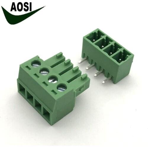 20PCS GSP002 TJ3.81 MC1.5 EC381V KF15EDGK plug in wire terminal block pitch 3.81 green 28-16awg