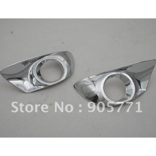 High Quality Chrome Front Fog Light Cover for Toyota Verso MPV free shipping